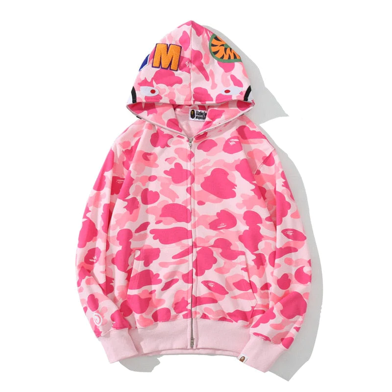 CAMO PINK BAPE HOODIE