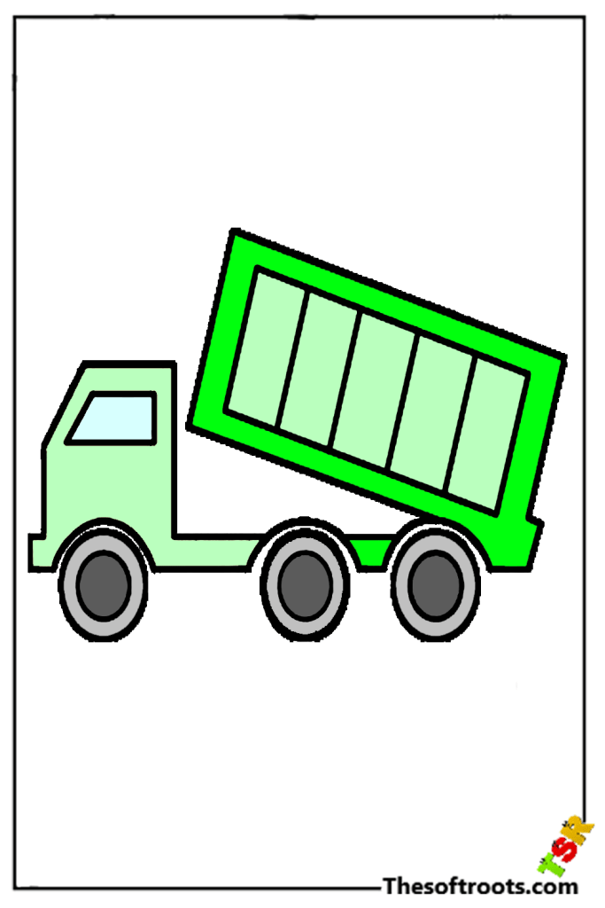 How to Draw Dump Truck Drawing