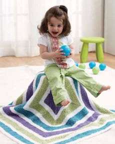 Totally free Knitting Sample 4 Squares Baby Blanket – Knitting
