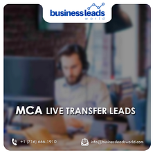 MCA Live Transfer Leads