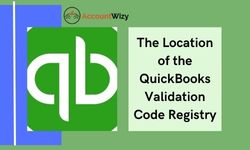 The Location of the QuickBooks Validation Code Registry