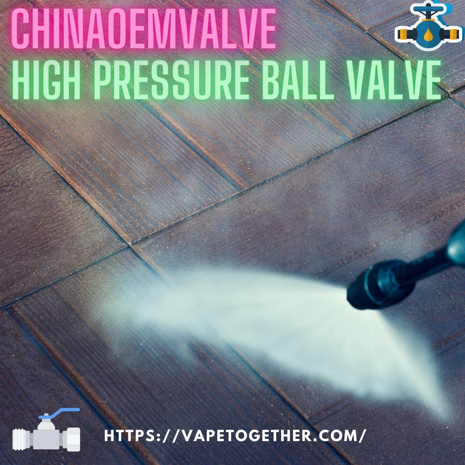 What are the key advantages of using a high-pressure ball valve in industrial applications, and how does it differ from other types of valves