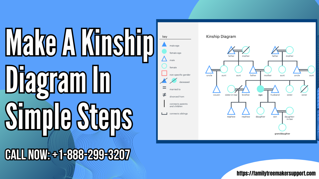 How to instantly make a Kinship diagram in simple steps?