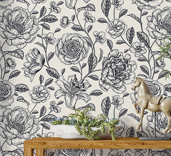 6 Pencil Sketch Wallpaper For Walls Ideas